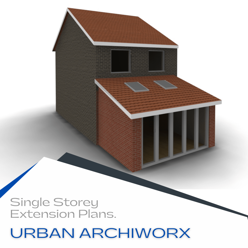 Single storey extension plans